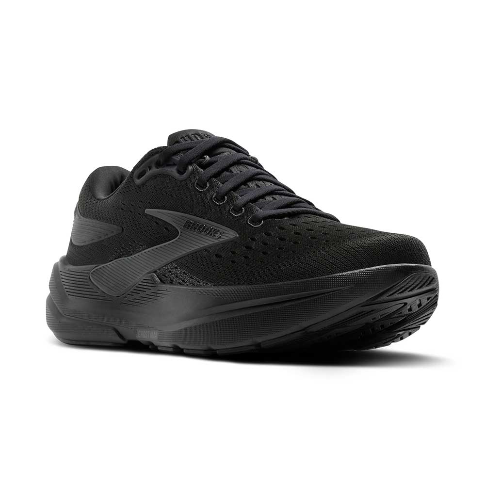 Men's Ghost Max 3 Running Shoe - Black/Black/Ebony - Extra Wide (4E) - Image 2