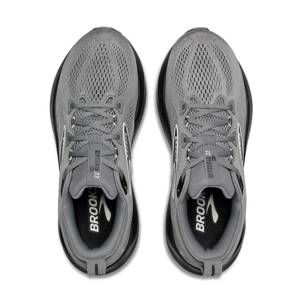 Men's Glycerin 22 Running Shoe - Primer Gray/Ebony/Bluewash - Wide (2E) - Image 6