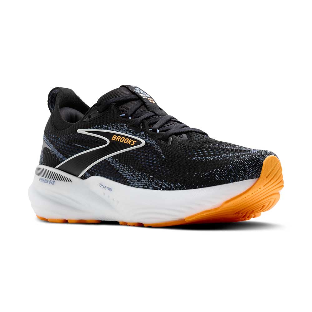 Men's Glycerin GTS 22 Running Shoe - Black/Country Blue/Orange Pop - Regular (D) - Image 2