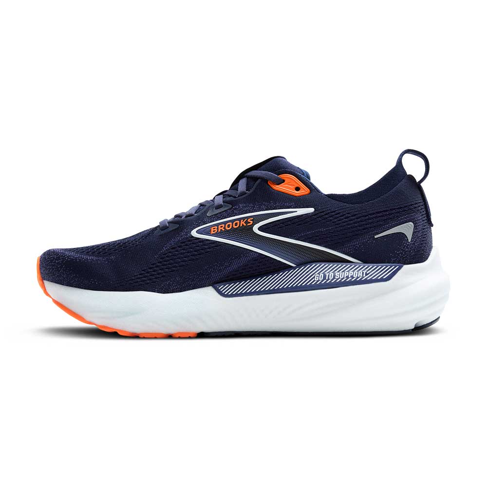 Men's Glycerin GTS 22 Running Shoe - Peacoat/Blue Ribbon/Orange - Regular (D) - Image 4