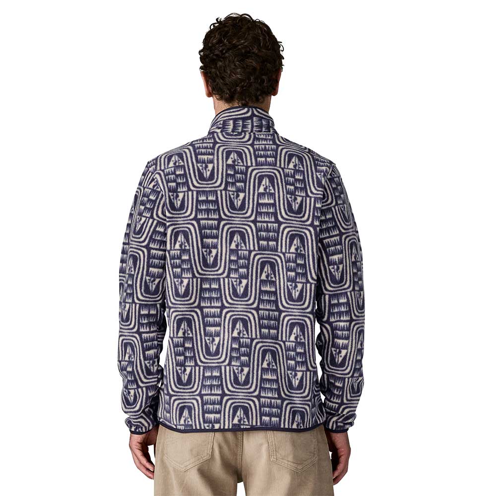 Men's Lightweight Synchilla Snap-T Pullover - Flow: Sunken Blue - Image 3