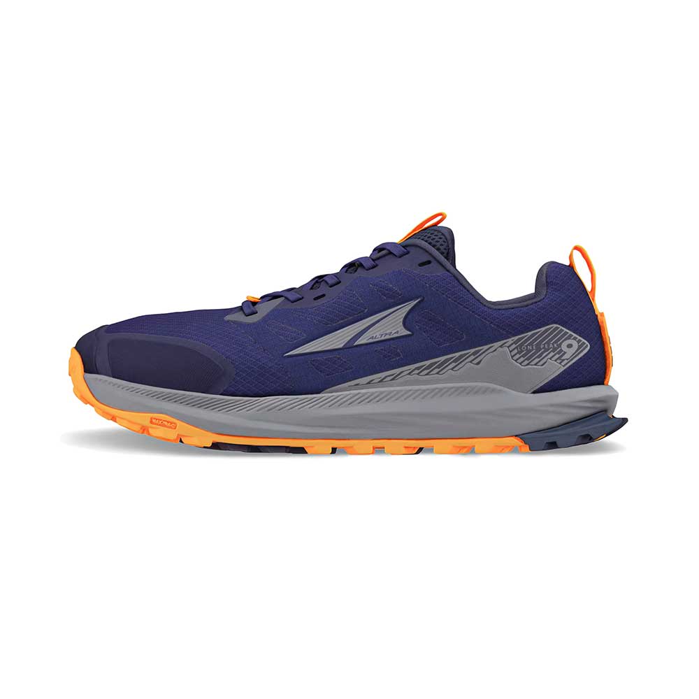 Men's Lone Peak 9 Trail Running Shoe - Navy - Regular (D) - Image 3