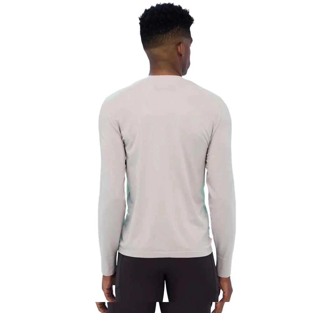 Men's Long Sleeve Seamless Gradient Top - Ash Gradient - Image 3