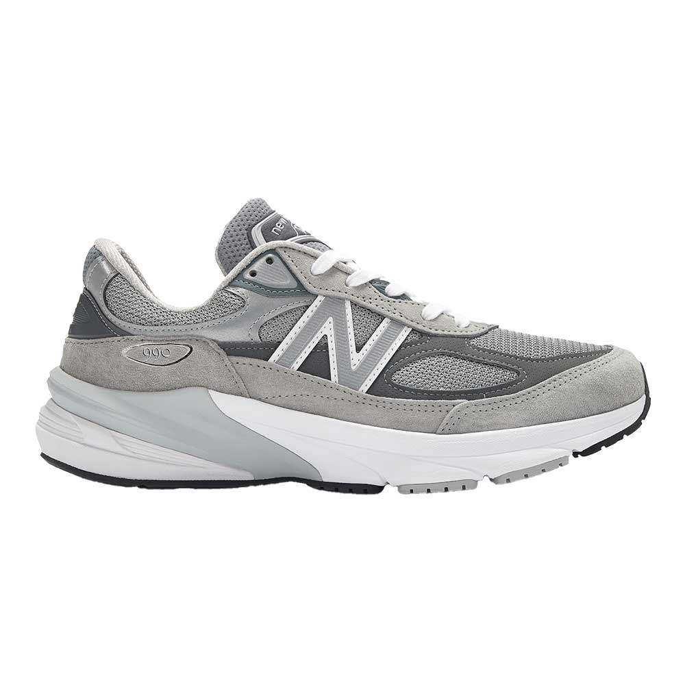Men's Made in USA 990v6 Running Shoe - Grey/Grey - Regular (D)