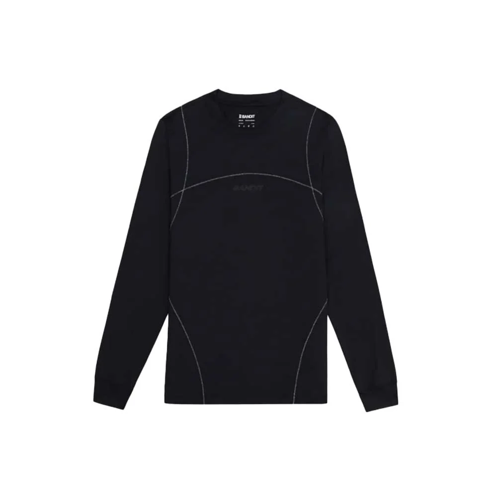 Men's Micromesh™ Reflecto Stitch™ Long Sleeve Tee - Black