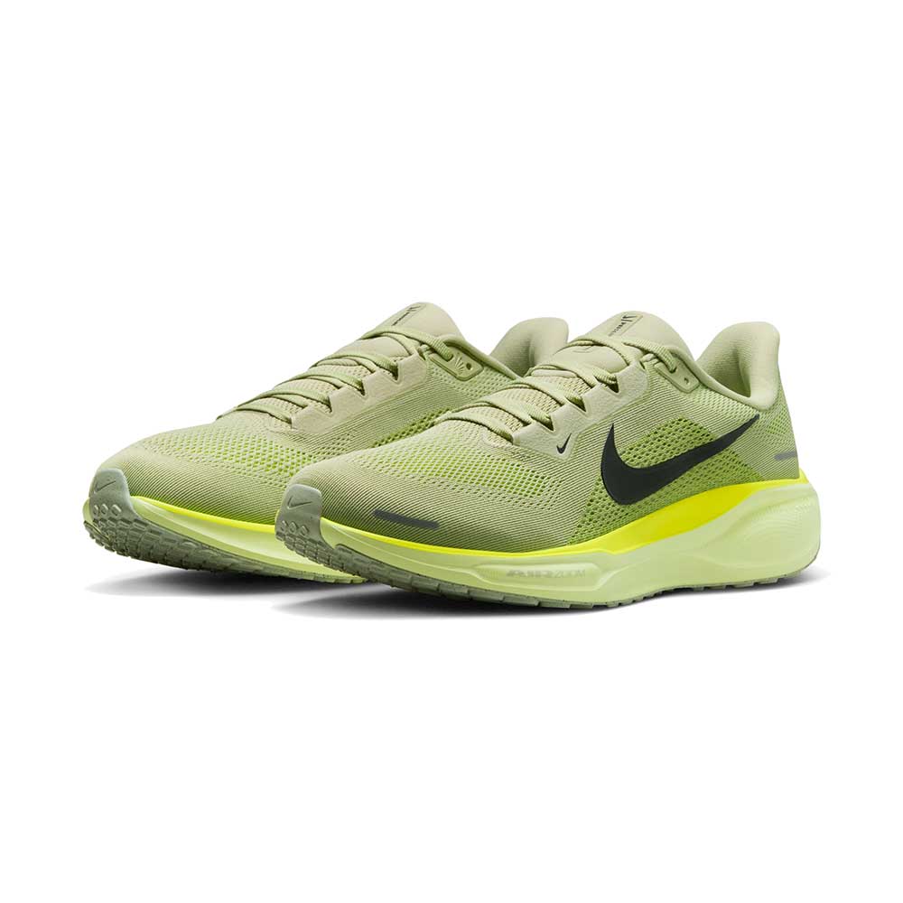 Men's Nike Pegasus 41 Running Shoe - Olive Aura/White/Volt/Barely Volt - Regular (D) - Image 2