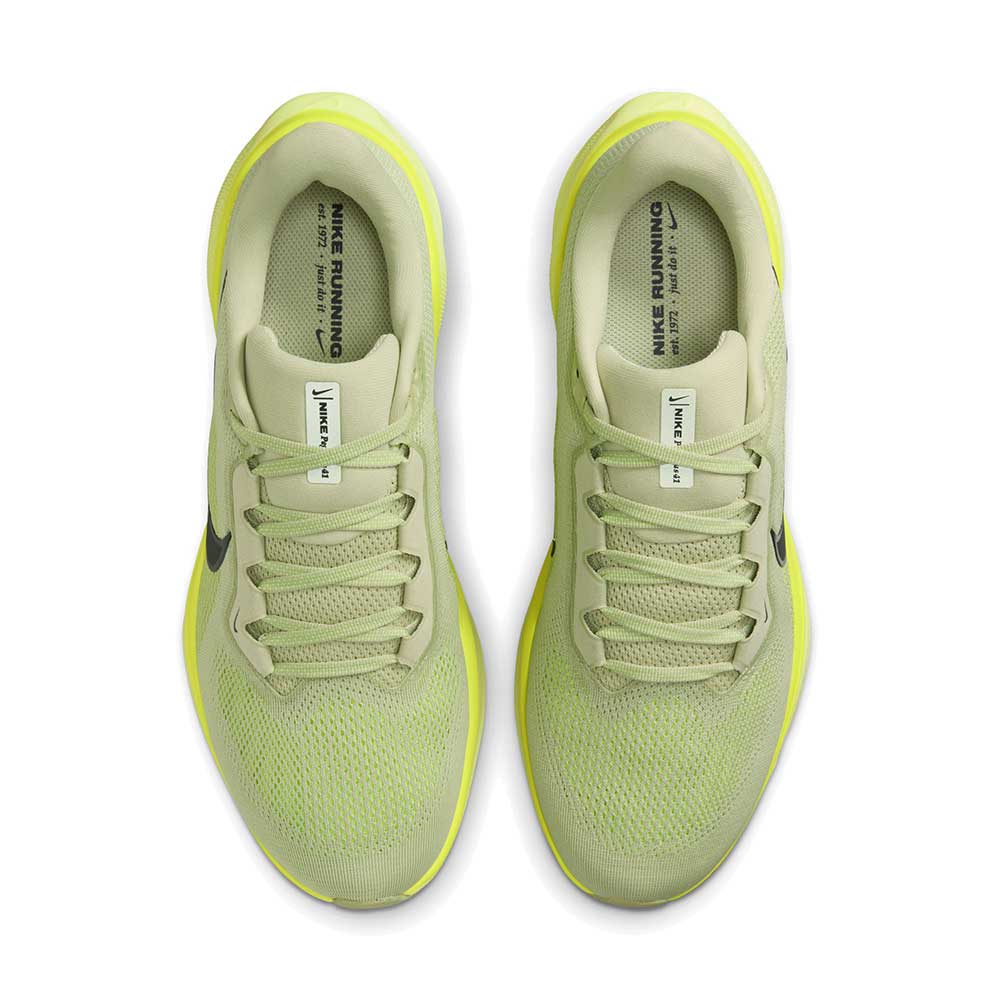 Men's Nike Pegasus 41 Running Shoe - Olive Aura/White/Volt/Barely Volt - Regular (D) - Image 5