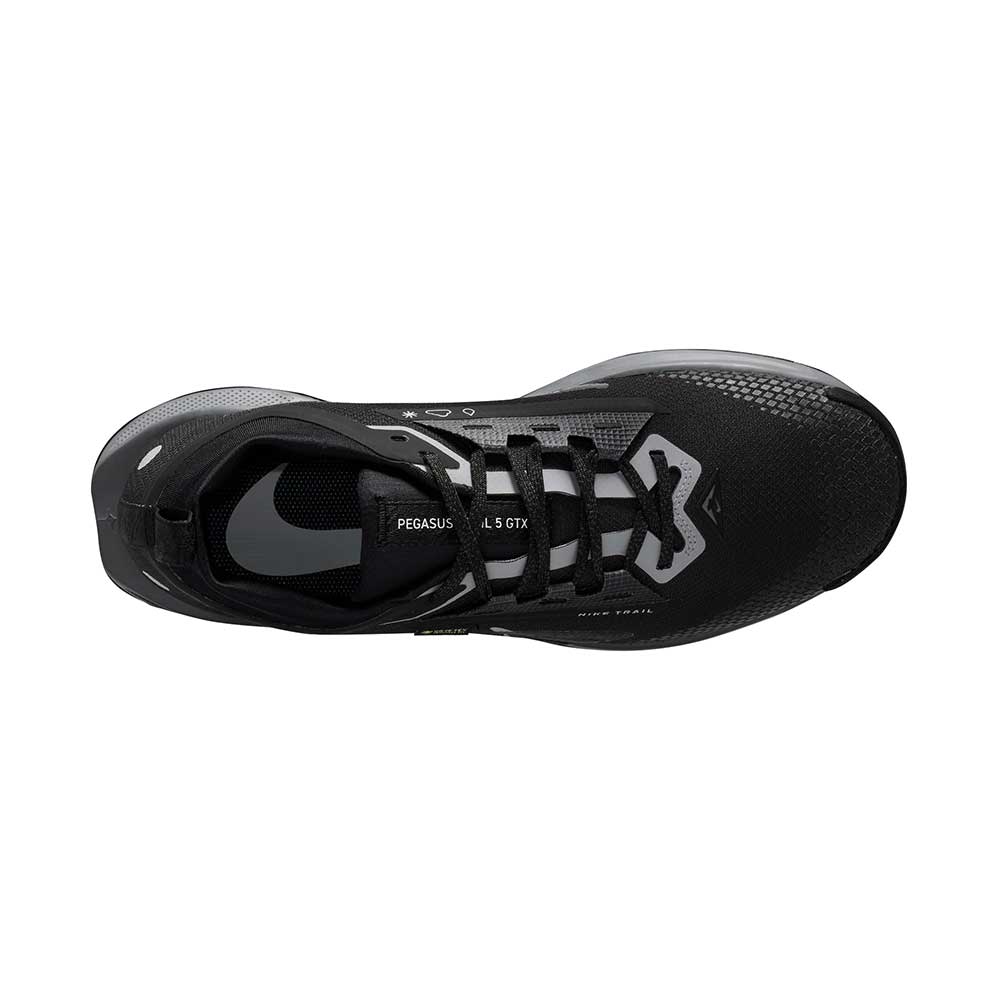 Men's Nike Pegasus Trail 5 GORE-TEX Running Shoe - Black/Cool Grey/Anthracite/Wolf Grey - Regular (D) - Image 6