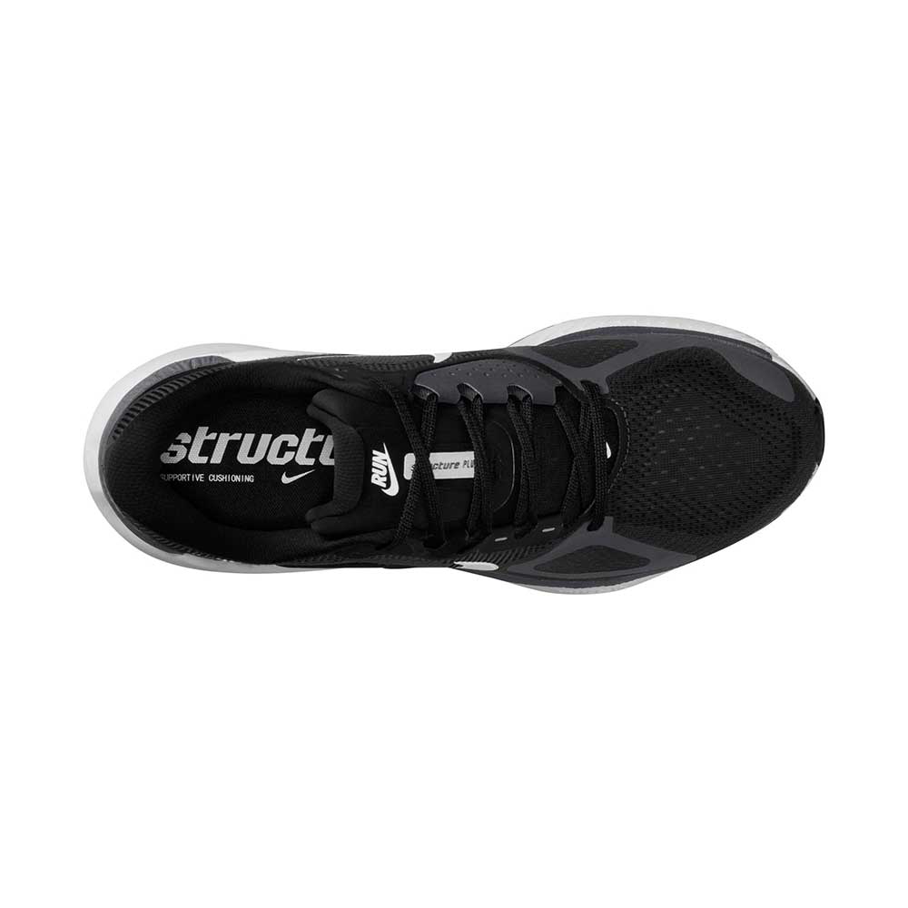 Men's Nike Structure Plus- Black/White/Anthracite - Regular (D) - Image 4