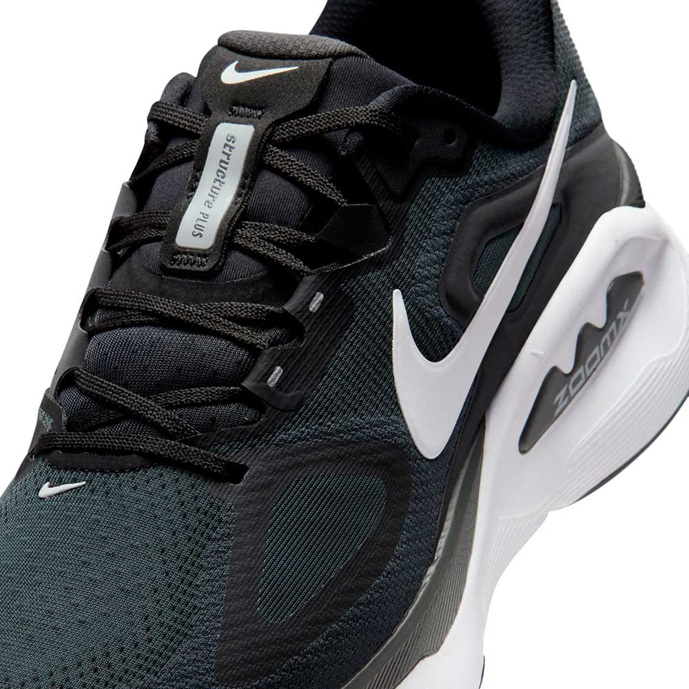 Men's Nike Structure Plus- Black/White/Anthracite - Regular (D) - Image 8
