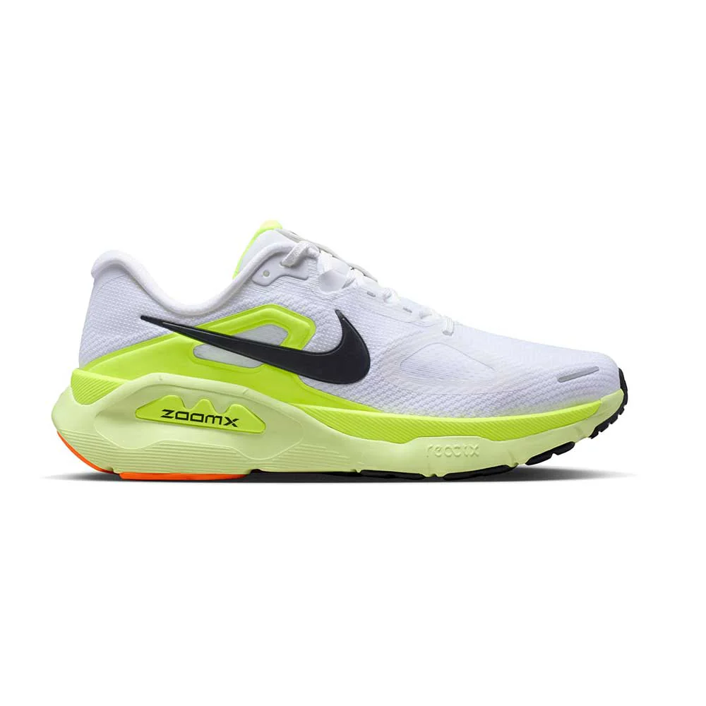Men's Nike Structure Plus - White/Black/Pure Platinum/Volt - Regular (D)