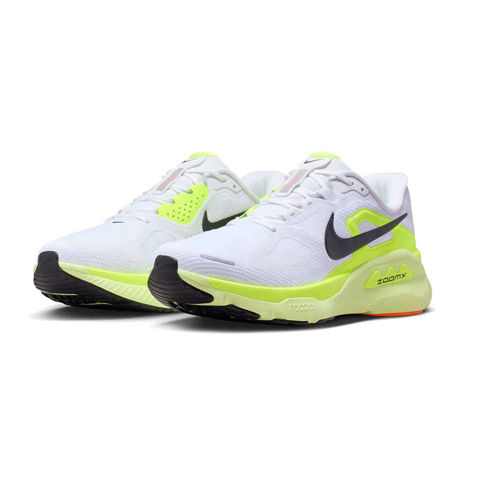 Men's Nike Structure Plus - White/Black/Pure Platinum/Volt - Regular (D) - Image 3