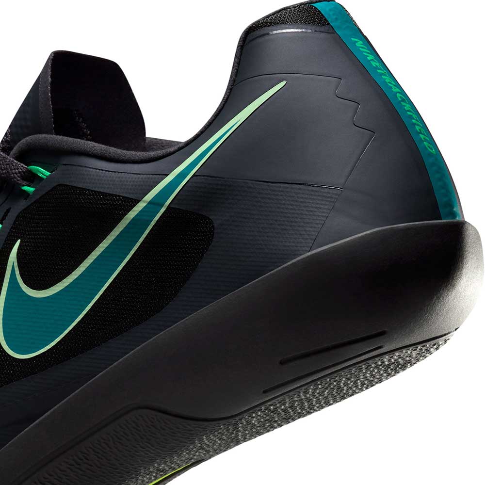 Nike Zoom SD 4 Track & Field Throwing Shoes - Black/Bright Spruce/Vapor Green - Regular (D) - Image 8