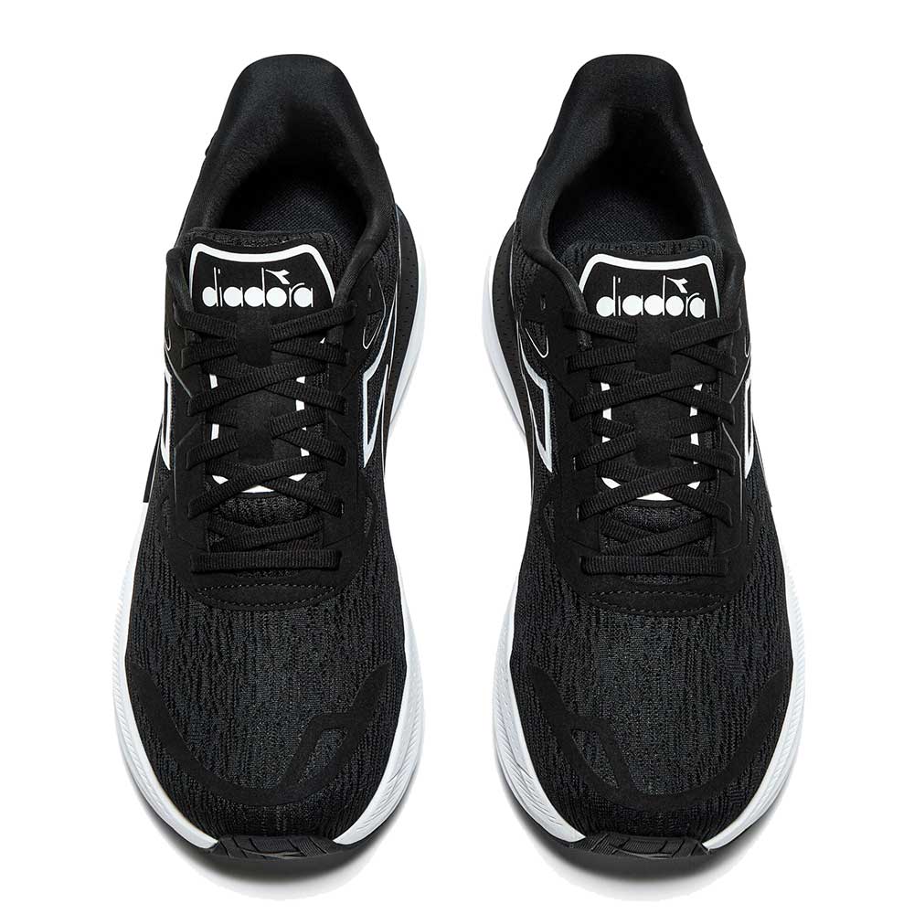 Men's Nucleo 2 Running Shoe - Black/White - Wide (2E) - Image 2