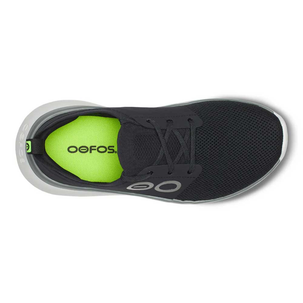 Men's OOmy Stride Recovery Shoe - White/Black - Regular (D) - Image 4