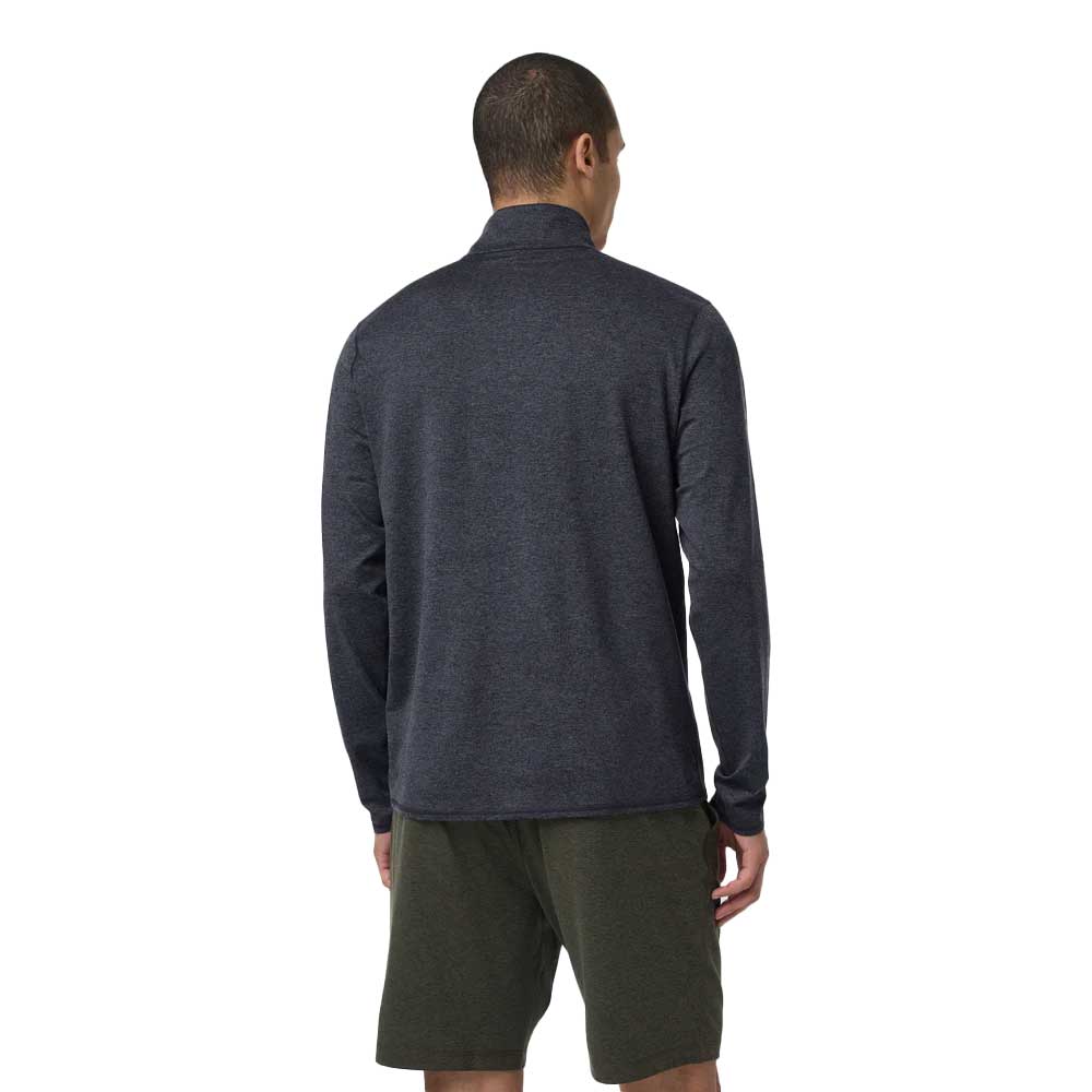 Men's Ponto 1/2 Zip Mock Neck - Charcoal Heather - Image 3