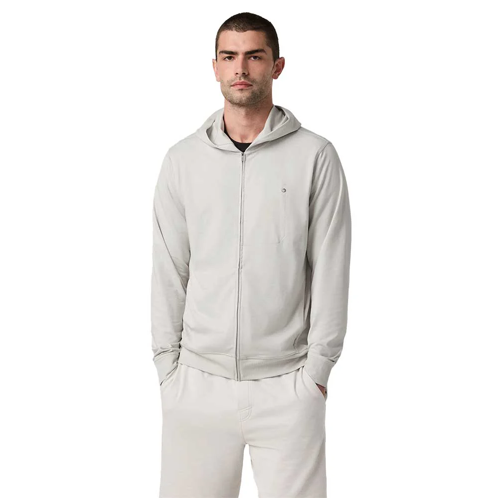 Men's Ponto Full Zip Hoodie - Salt Heather - Image 2