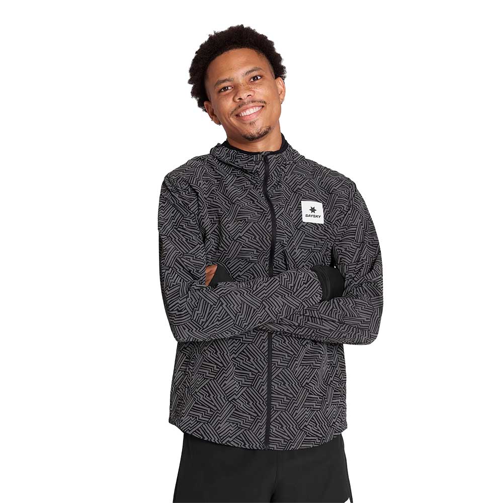 Men's Reflective Blaze Jacket - Black AOP - Image 3