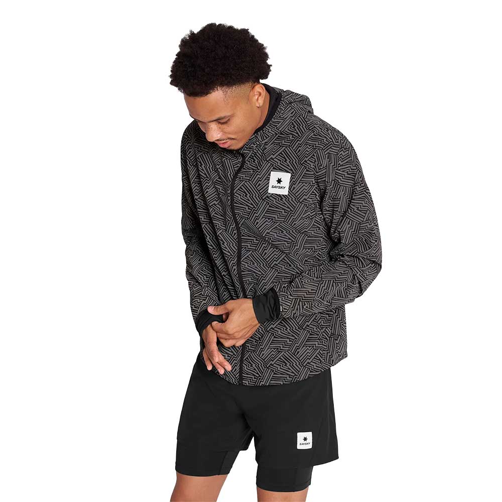 Men's Reflective Blaze Jacket - Black AOP - Image 4