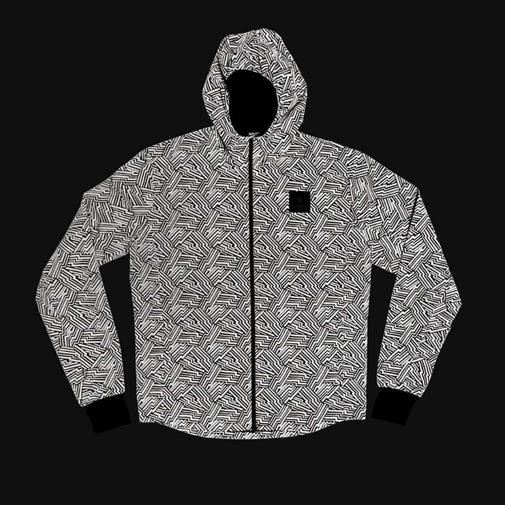 Men's Reflective Blaze Jacket - Black AOP - Image 5
