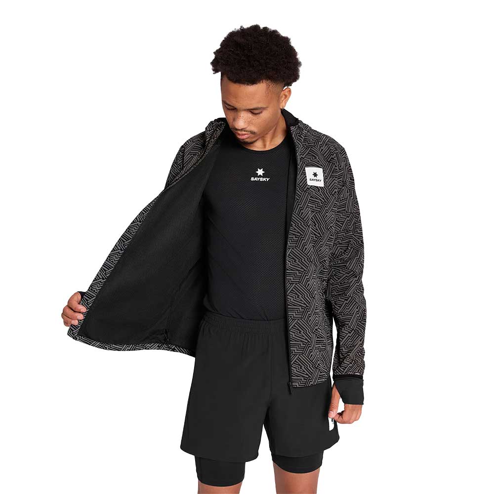Men's Reflective Blaze Jacket - Black AOP - Image 6