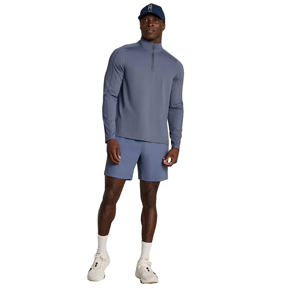 Men's Rise 1/4 Zip - Shale Blue - Image 4