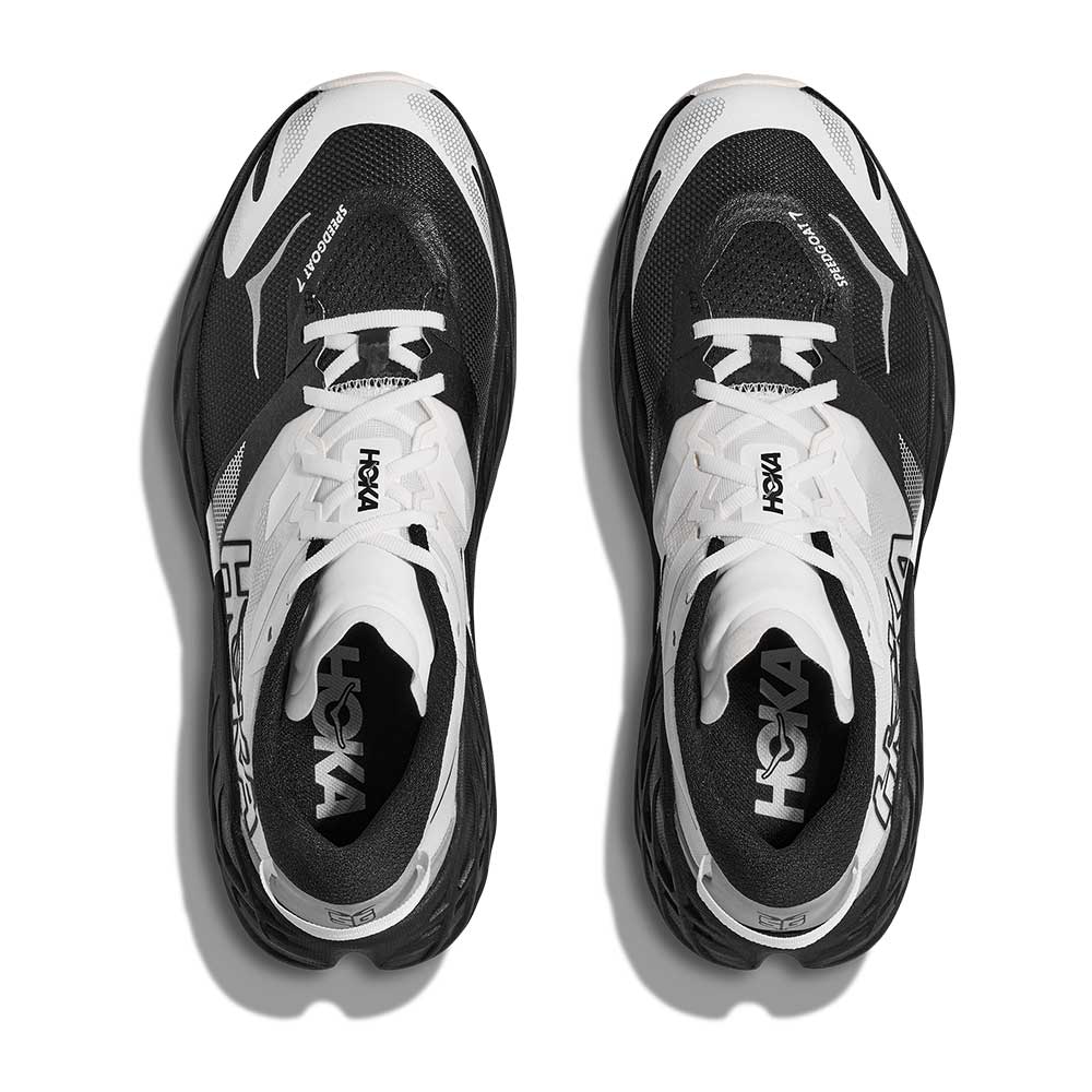 Men Speedgoat 7 Trail Running Shoe - Black/White - Regular (D) - Image 7