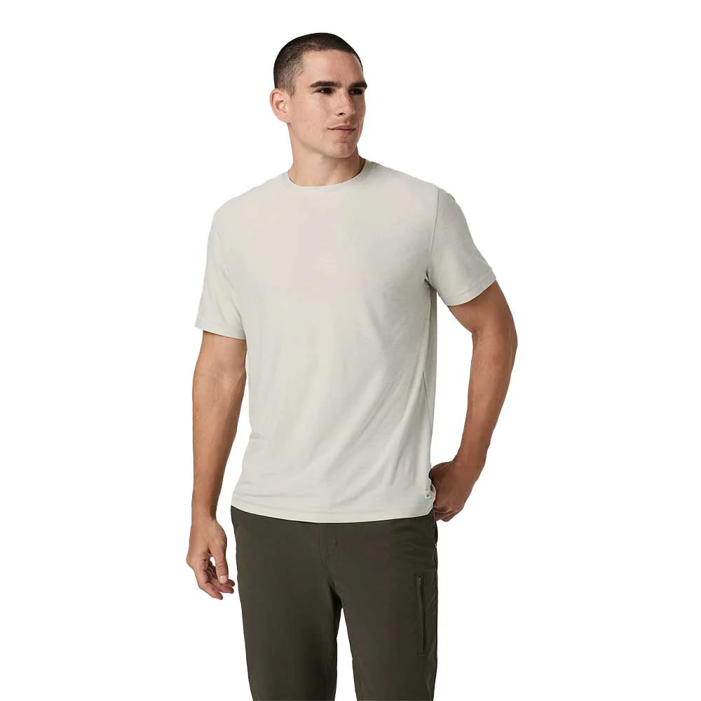 Men's Strato Tech Tee - Mushroom Heather - Image 2