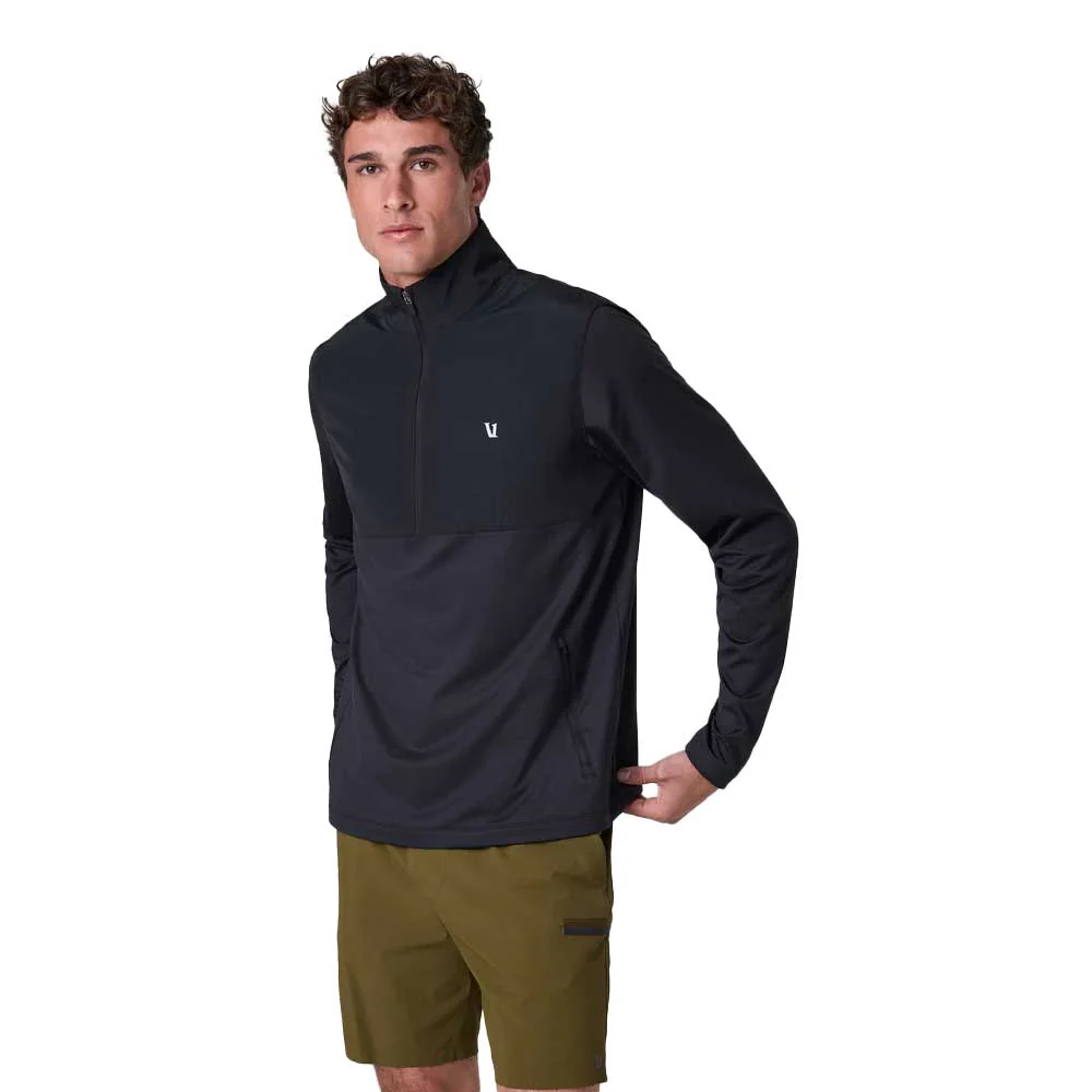 Men's Sunday Element 1/2 Zip - Black - Image 3