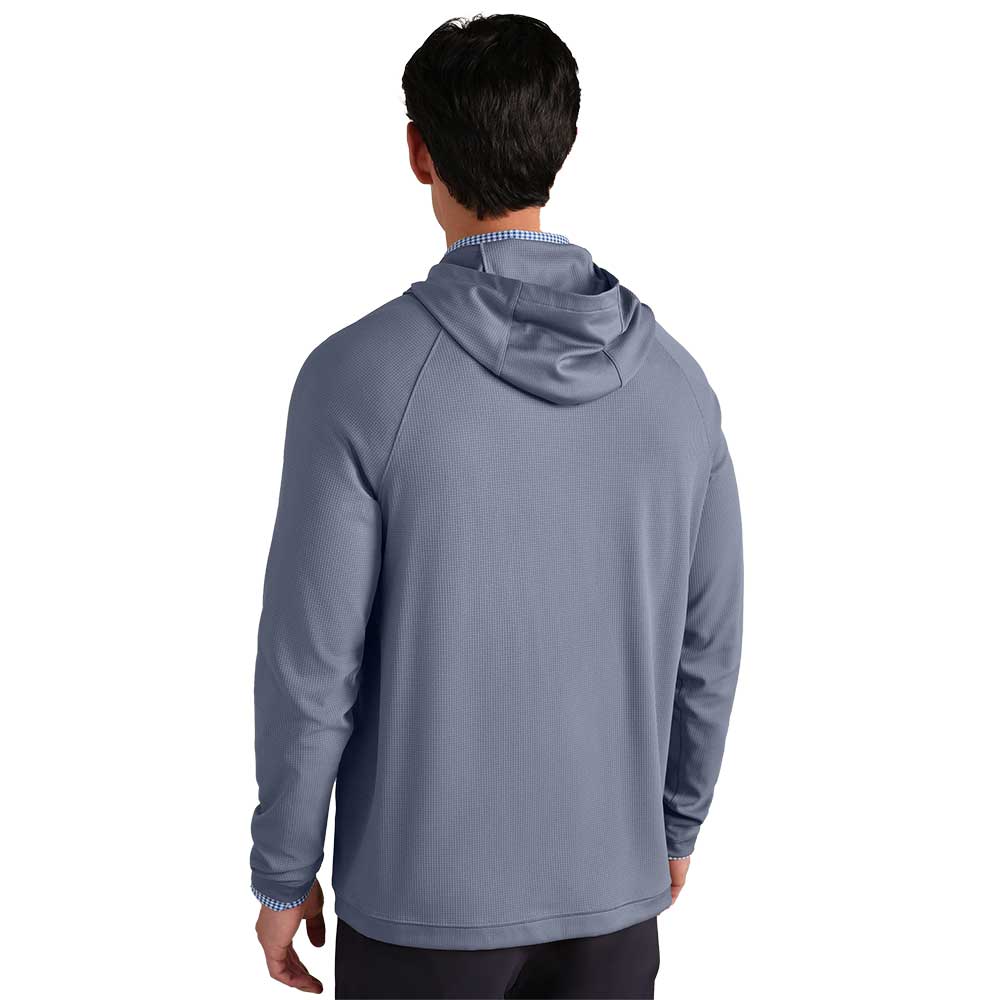 Men's Waffle Tech Hoodie - Shale Blue - Image 2