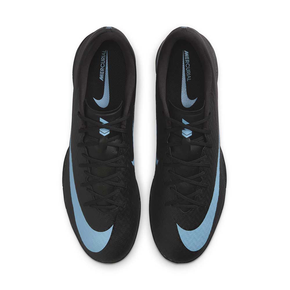 Mercurial Vapor 16 Academy IC Soccer Shoe - Black/Ice Blue - Regular (D) - Image 4