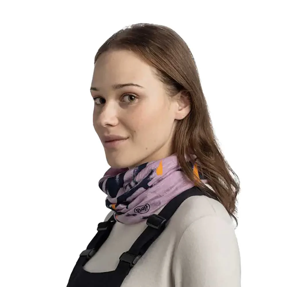Merino Lightweight Prints Multifunctional Neckwear - Virta Grape Ice - Image 3