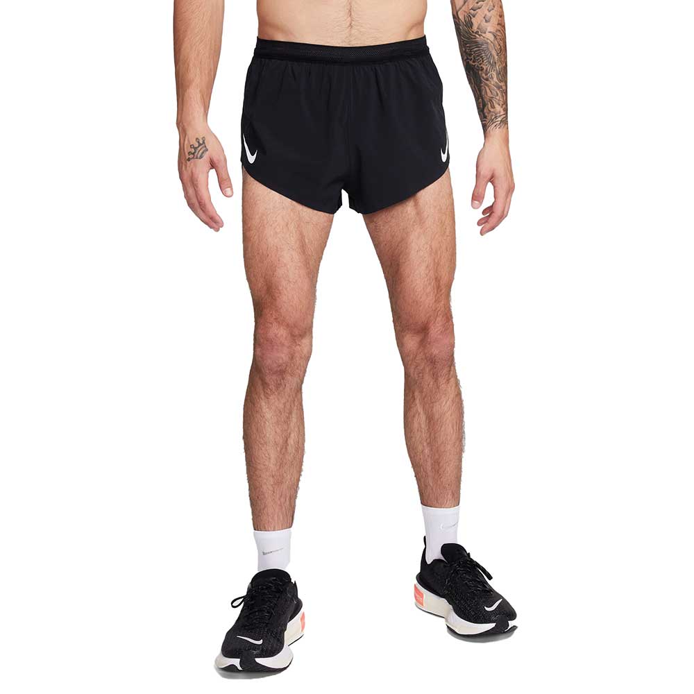 Men's Nike AeroSwift Short - Black/Summit White - Image 2
