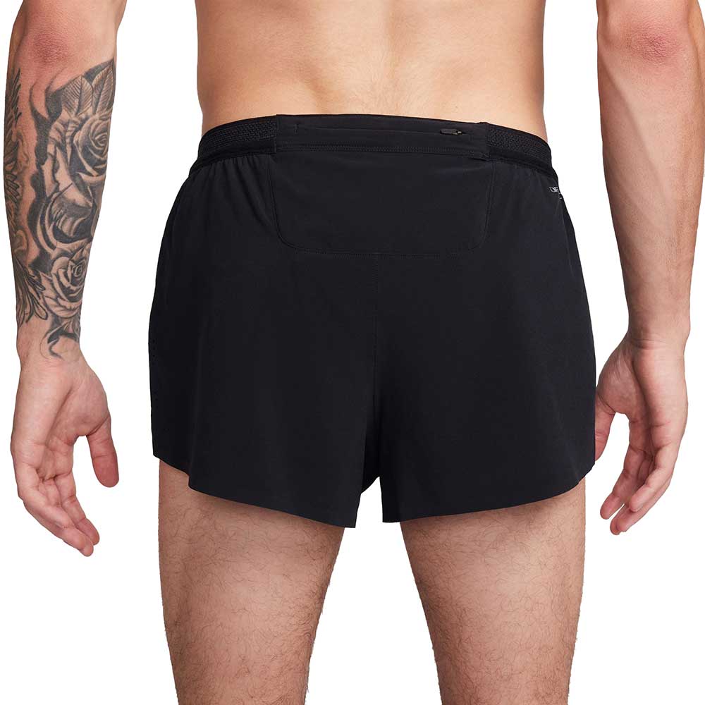 Men's Nike AeroSwift Short - Black/Summit White - Image 4