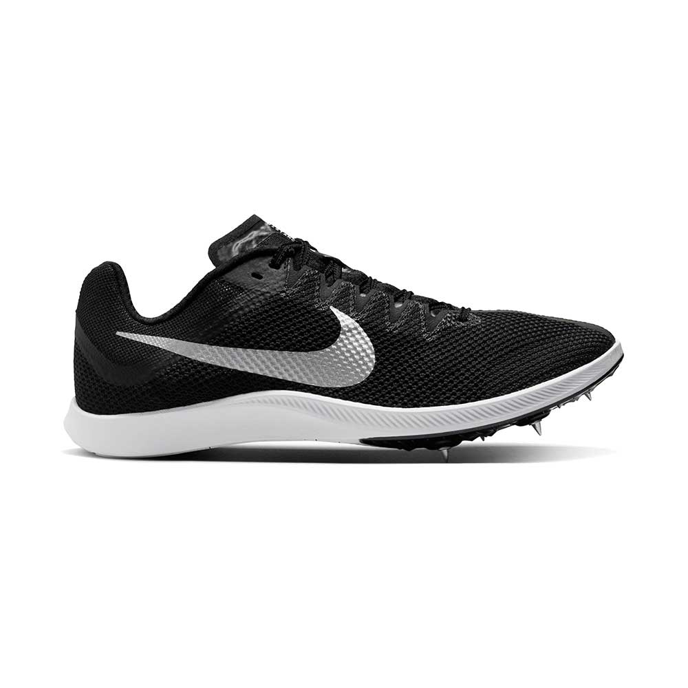 All Gender Nike Zoom Rival Distance Track Spike- Black/Metallic Silver/Black
