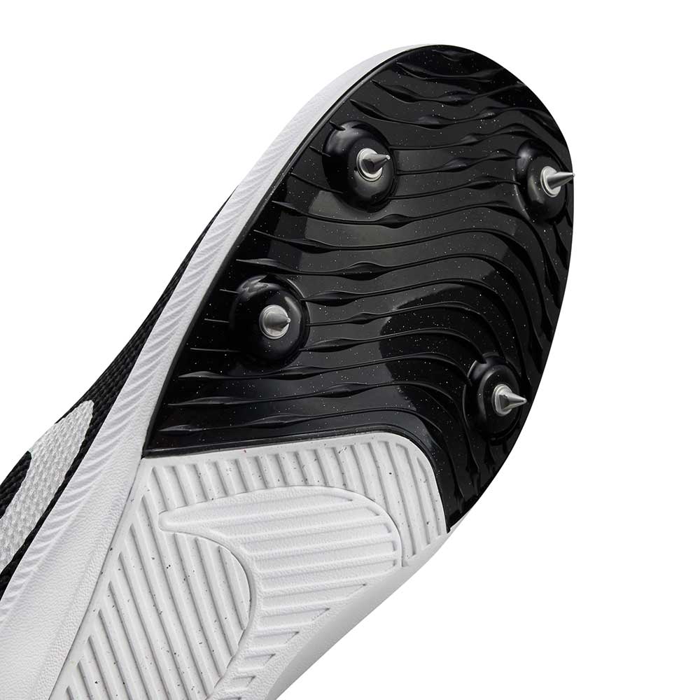 All Gender Nike Zoom Rival Distance Track Spike- Black/Metallic Silver/Black - Image 11