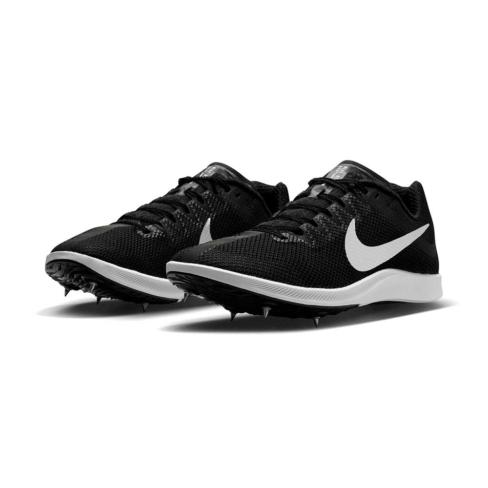All Gender Nike Zoom Rival Distance Track Spike- Black/Metallic Silver/Black - Image 2