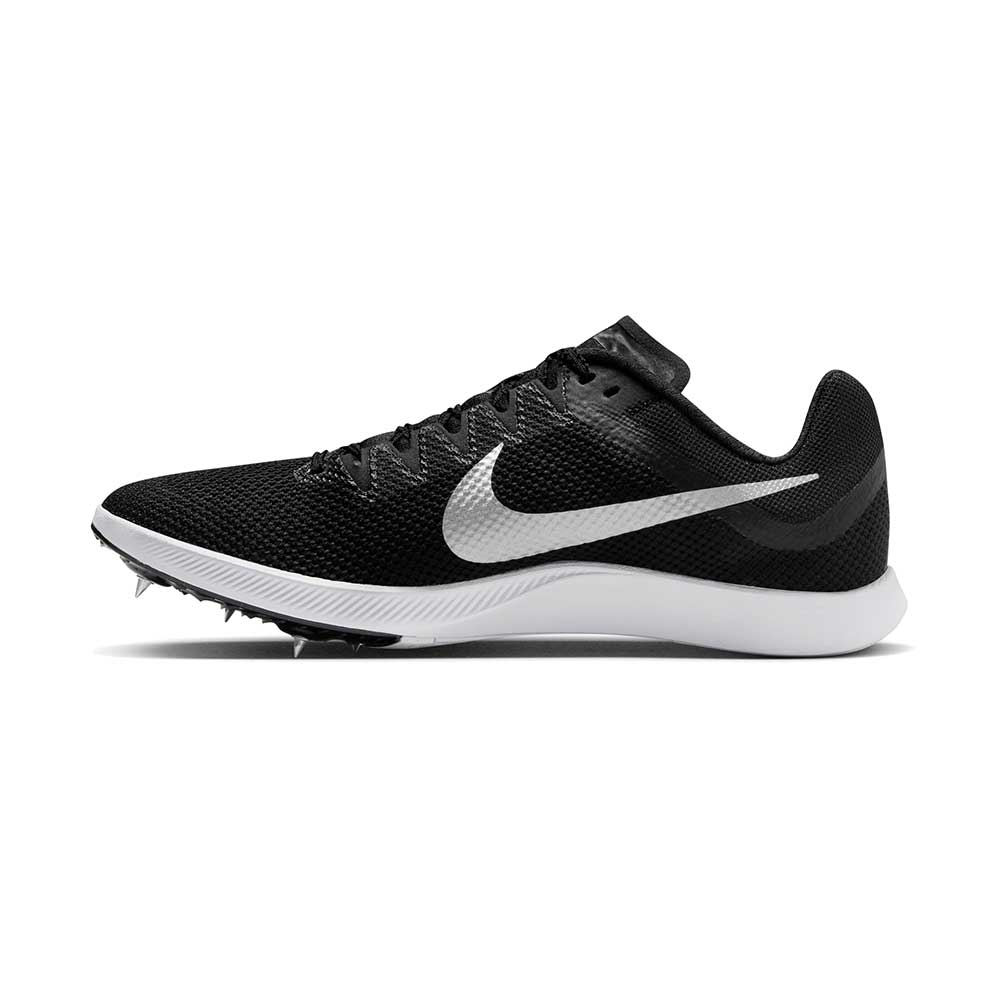 All Gender Nike Zoom Rival Distance Track Spike- Black/Metallic Silver/Black - Image 3