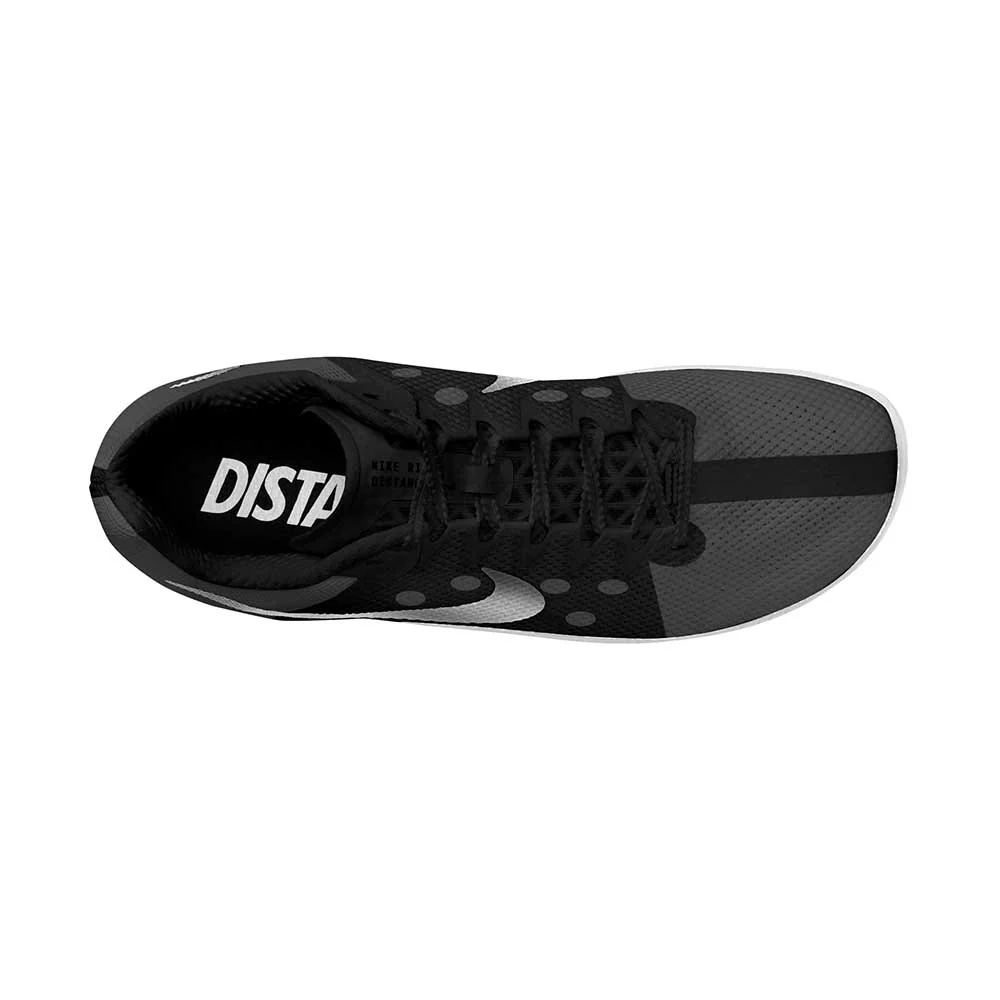 All Gender Nike Zoom Rival Distance Track Spike- Black/Metallic Silver/Black - Image 5