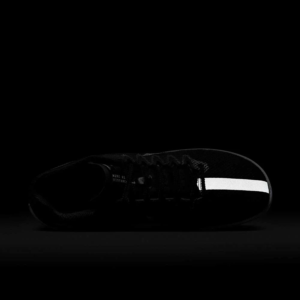 All Gender Nike Zoom Rival Distance Track Spike- Black/Metallic Silver/Black - Image 6