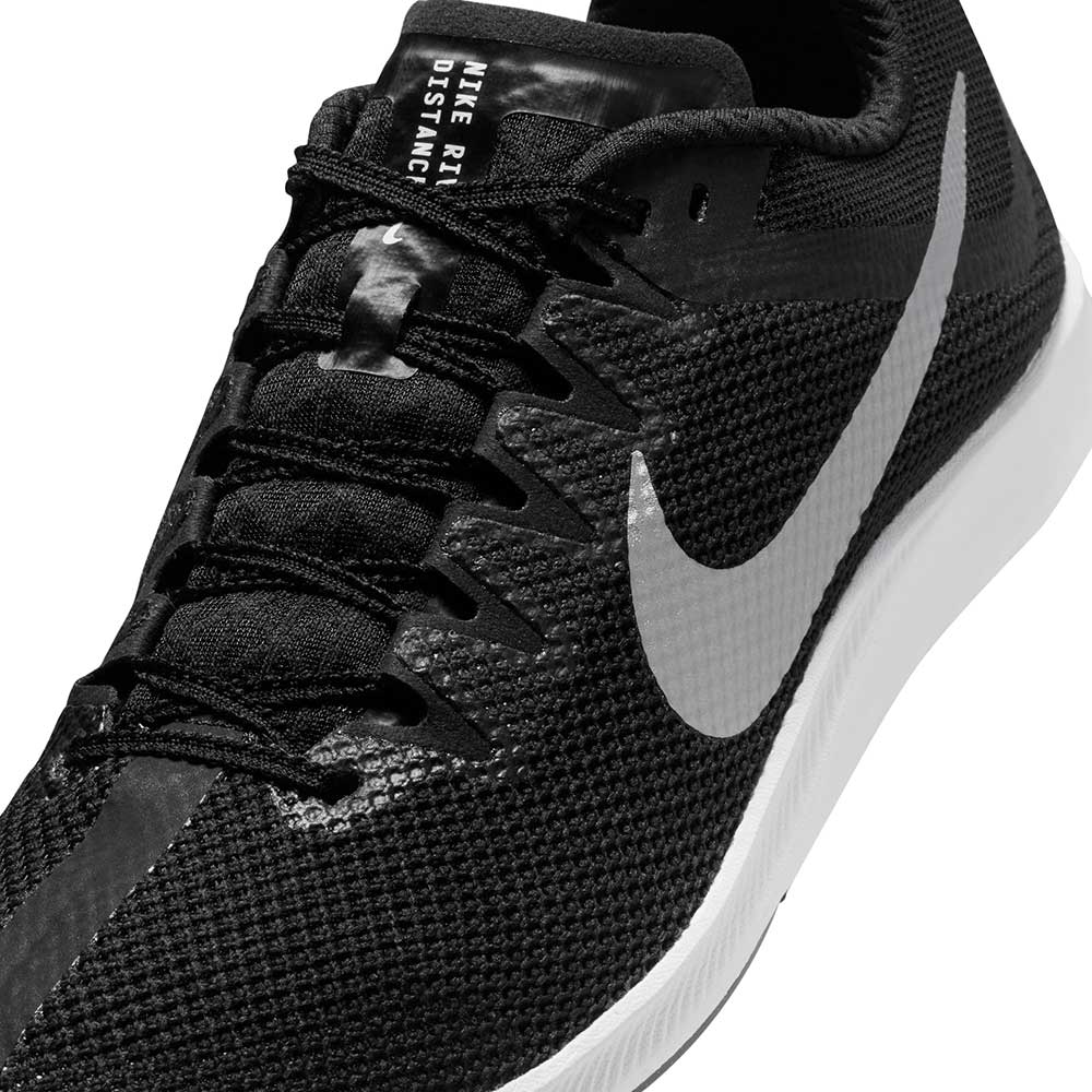 All Gender Nike Zoom Rival Distance Track Spike- Black/Metallic Silver/Black - Image 8