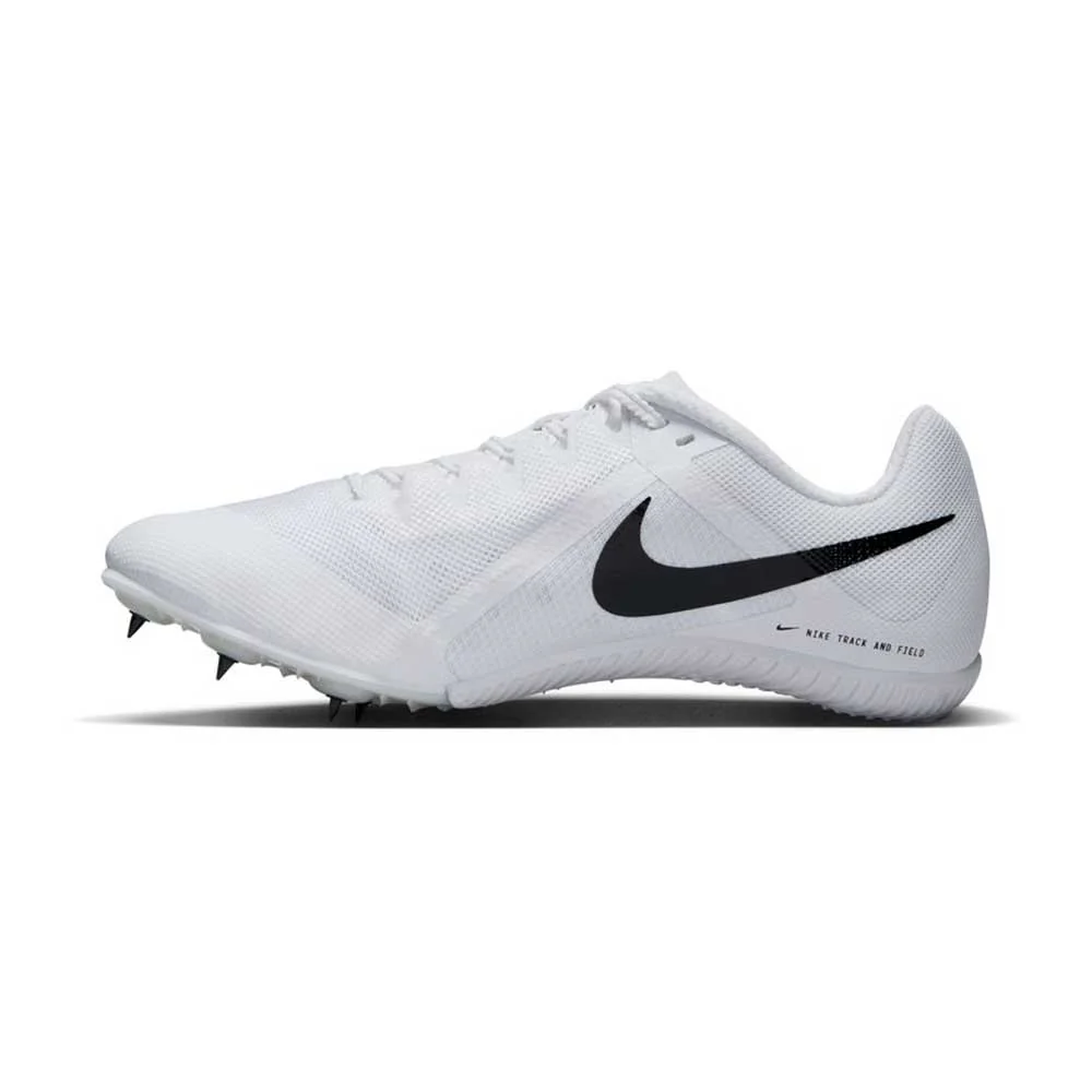 All Gender Nike Zoom Rival Multi Spike - White/Black/Metallic Silver - Regular (D) - Image 3