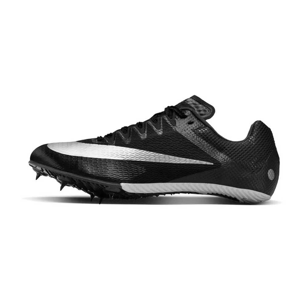 All Gender Nike Zoom Rival Sprint Spike - Black/Metallic Silver/Lt Smoke Grey- Regular (D) - Image 3