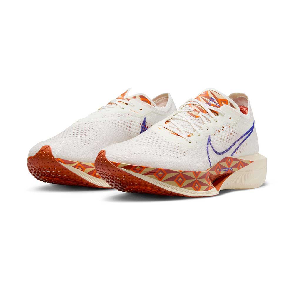 Men's Nike ZoomX Vaporfly Next% 3 Running Shoe - Sail/Hyper Royal/Safety Orange - Regular (D) - Image 3