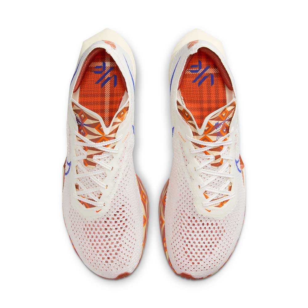 Men's Nike ZoomX Vaporfly Next% 3 Running Shoe - Sail/Hyper Royal/Safety Orange - Regular (D) - Image 4