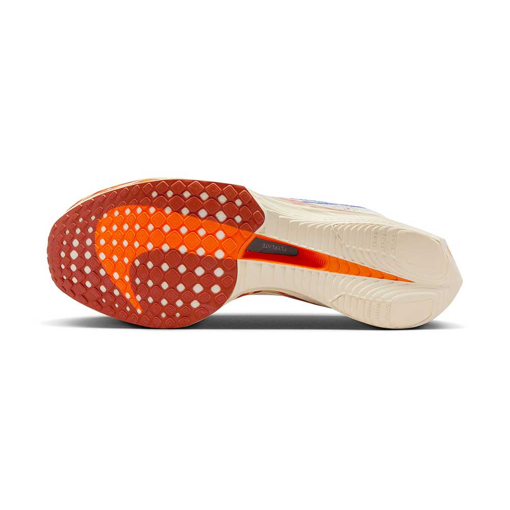 Men's Nike ZoomX Vaporfly Next% 3 Running Shoe - Sail/Hyper Royal/Safety Orange - Regular (D) - Image 6
