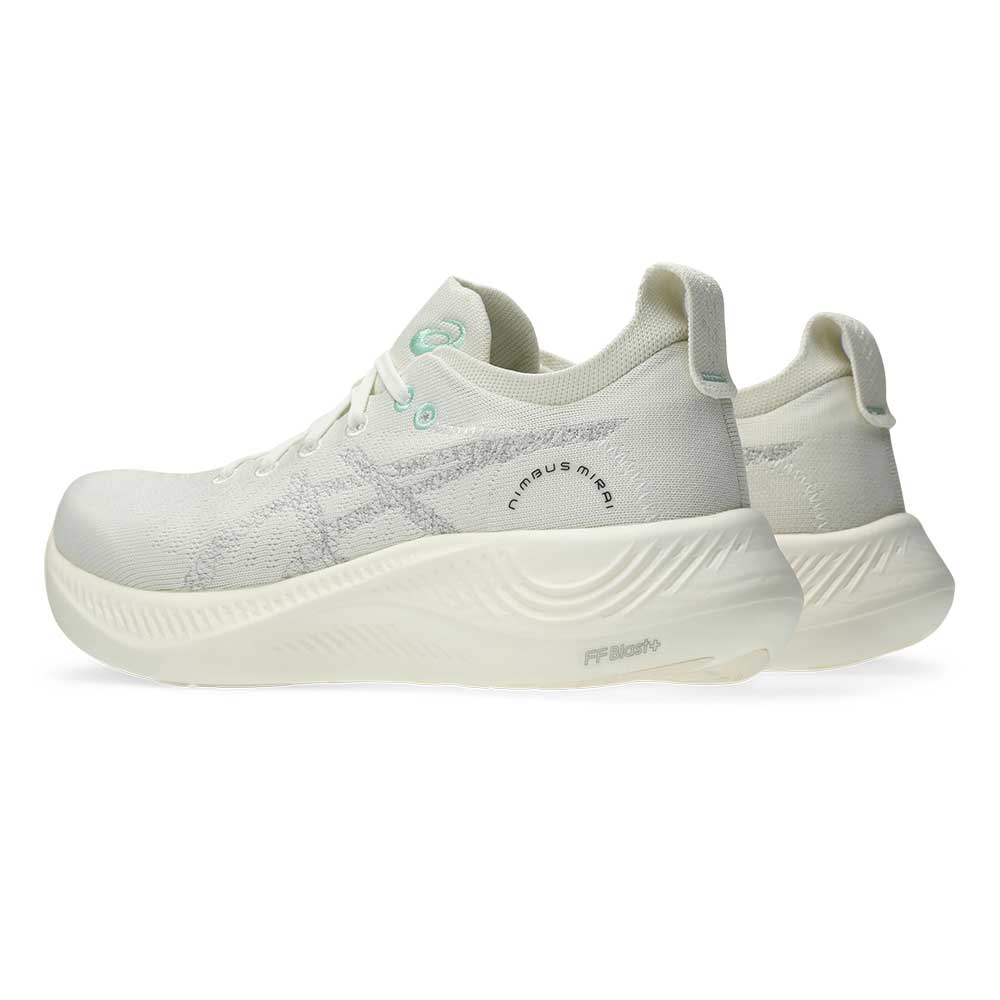 All Gender Nimbus Mirai Running Shoe - White/White - Regular (D) - Image 5