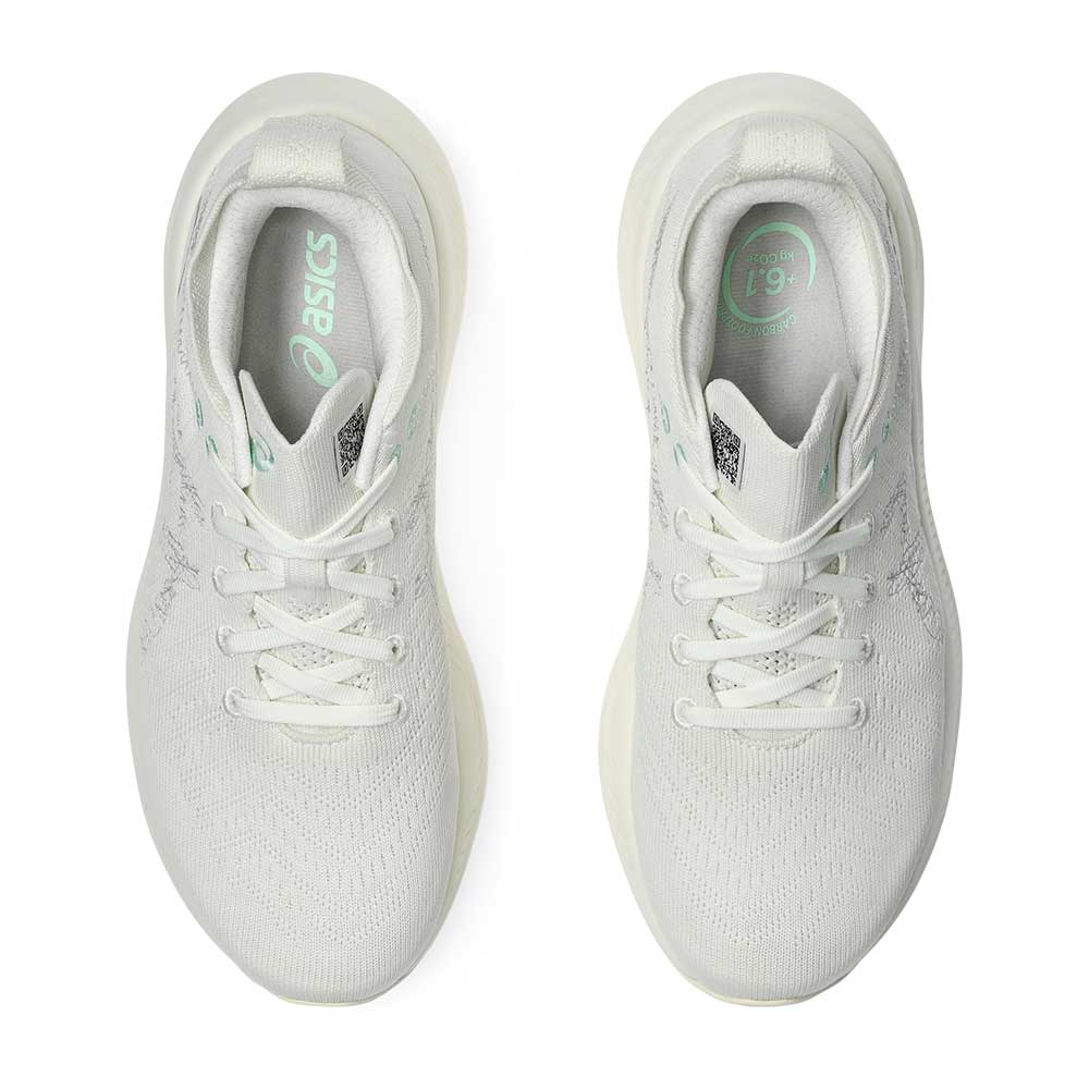 All Gender Nimbus Mirai Running Shoe - White/White - Regular (D) - Image 7
