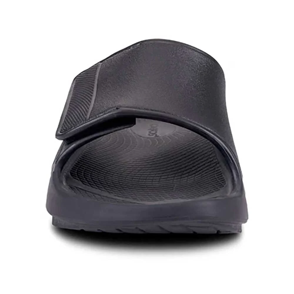 All Gender OOahh Sport Flex Slide - Black Matte - Regular (D) - Image 4