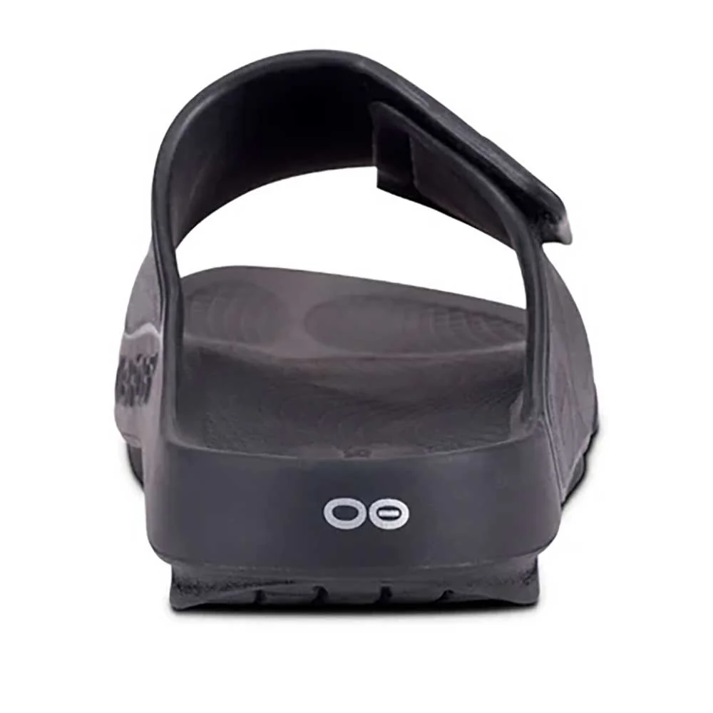 All Gender OOahh Sport Flex Slide - Black Matte - Regular (D) - Image 5